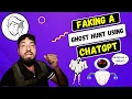 Moe Sargi uses chatGPT to fake his ghost hunting BS