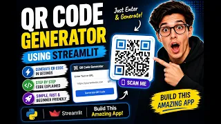 How to create QR Code Generator App in Python Using Streamlit Beginner Project