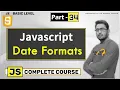 JavaScript Date Formats for Beginners by Smart Mind