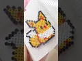 Pikachu Fuse Bead Art Satisfying Pixel Craft with Pixie Beads DIY Keychain ASMR