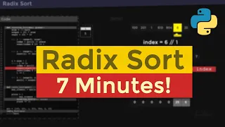 Super Easy Radix Sort in Python Step-by-Step Visualisation