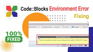 CodeBlocks Environment Error Fixing Bangla CodeBlocks program don t run fixing