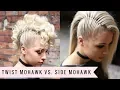 Twist Mohawk VS Side Mohawk by SweetHearts Hair