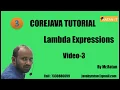 Core java Tutorial Lambda Expressions -3 By Ratan sir