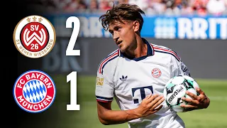 Narrow defeat in first friendly Wehen Wiesbaden - FC Bayern Highlights