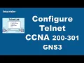 How to configure Telnet on Cisco Switches or Router - CCNA 200-301