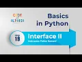 Code for Albania basics in Python Interface II