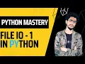 File IO In Python Python Bangla Tutorial