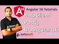 HttpClient post in Angular 16 http in Angular Angular 16 Tutorial in Hindi