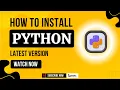 How to Install Python on Windows Python Installation Guide 2025 Step by Step Tutorial