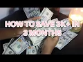 3 000 IN 3 MONTHS HOW TO SAVE MONEY SAVING CHALLENGES TAMMIE