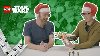 How To Decorate Star Wars Fighters for the Holidays | LEGO® Star Wars