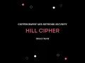 Hill cipher 2X2 Matrix