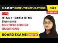 HTML I - Basic HTML Elements