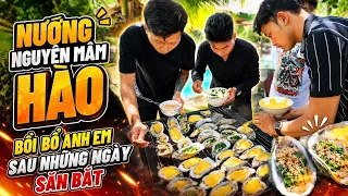Nướng Nguyên Mâm Hào Bồi Bổ Anh Em Sau Những Ngày Săn Bắt | Thanh Nhã TV