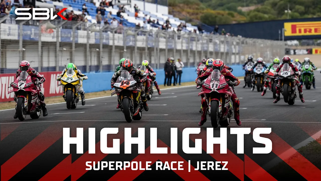 FULL HIGHLIGHTS: Superpole Race at Jerez 🔚 | 2026 #SpanishWorldSBK 🇪🇸
