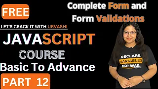 Form Validation in JavaScript Lets Crack it with Urvashi