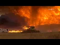 INSANE Fire Behavior FIRENADO Massive Flames At The Chaparral Fire Murrieta