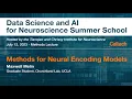 Day 3 - Methods Lecture Methods for Neural Encoding Models