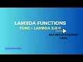 Mastering Python Lambda Functions A Quick Guide for Beginners