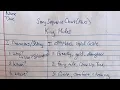 Story Sequence Chart King Midas