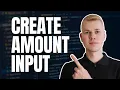 Creating an Amount Input with Unit Adornment using React and TypeScript