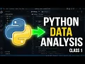 Python for beginners Class 1 Python for data analysis