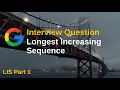 LeetCode 300 Longest Increasing Subsequence LIS Part 1 Dynamic Programming