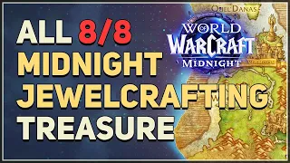 All Midnight Jewelcrafting Knowledge Point Treasure Locations WoW