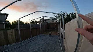 Versatube Carport 10x20 Part 1 Frame