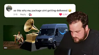 i won a grammy on an amazon van
