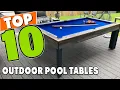 Best Outdoor Pool Table In 2025 - Top 10 Outdoor Pool Tables Review