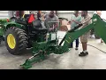 Attaching and Detaching a Backhoe on a 3E series