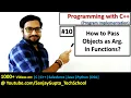 10 C Passing Object As Arguments in Functions - Learn C tutorials by Sanjay Gupta in English