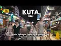 Lagu KUTA, Bali Evening Walk Around Poppies Lane 2, Beachwalk, \u0026 Kartika Plaza Bali Walking Tour 4K