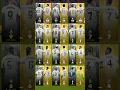 Real Madrid Shirt Number,  Then → Now 💫 #shorts #youtubeshorts