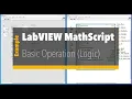 Mathscript Node Basic Operations Logic