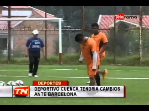 Deportivo Cuenca tendría cambios ante Barcelona