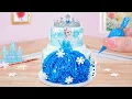 Download Lagu Disney Frozen ELSA Cake❄️Beautiful Miniature Elsa \u0026 Olaf Disney Princess Cake Decorating Tutorial