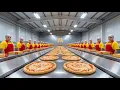 Inside KFC Pizza Factory How Millions of Pizzas Are Made