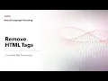16 Remove HTML tags Text Preprocessing and Mining for NLP KGP Talkie