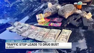 Multiple arrests made in Dougherty County drug and firearm seizure following traffic stop
