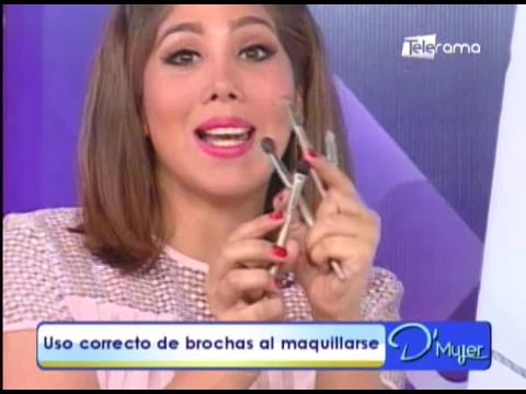 Uso correcto de brochas al maquillarse