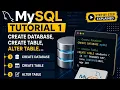 SQL Tutorial 1 Create Database Create Table Alter Table