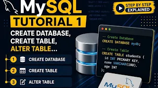 SQL Tutorial 1 Create Database Create Table Alter Table