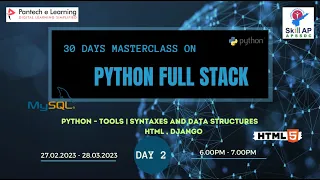 Day 2 - Python-Tools Syntaxes and Data Structures HTML Django