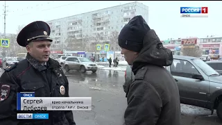 В Омске растет число ДТП на пешеходных переходах