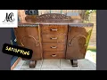 Download Lagu Refinishing an OLD WOOD Cabinet with Beautiful Grain Patterns and Carved Features