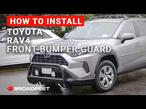 Download MP3 2019-2024 Toyota RAV4 Front Bull Bar with Skid Plate - Installation by Broadfeet