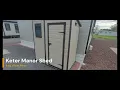 Keter Manor Pent 6 by 4 feet Maintenance Free Shed